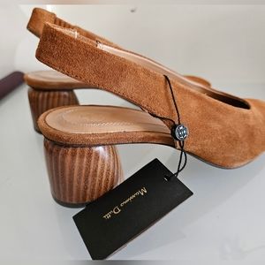 Massimo Dutti Zara Leather Heels Sandals NWT US 6.5